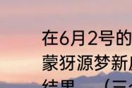 在6月2号的推文里，妲己宝宝公布了蒙犽源梦新皮肤______的局外场景票选结果。（三个字）王者荣耀6月4日答案