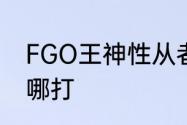 FGO王神性从者地之力人之力敌人在哪打