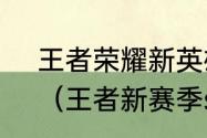 王者荣耀新英雄什么时候上线正服？（王者新赛季s30正确上线时间）