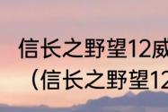 信长之野望12威力加强版怎样建巨城？（信长之野望12革新威力加强版）