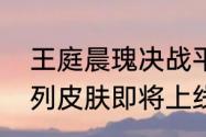 王庭晨瑰决战平安京全新绮境漫游系列皮肤即将上线