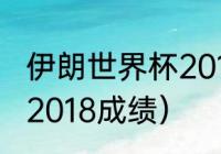 伊朗世界杯2018年战绩（伊朗世界杯2018成绩）