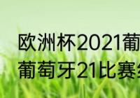 欧洲杯2021葡萄牙战绩（比利时21和葡萄牙21比赛结果）