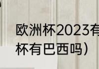 欧洲杯2023有阿根廷吗（2023欧洲杯有巴西吗）