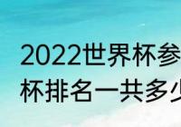 2022世界杯参赛队伍世界排名（世界杯排名一共多少个国家）