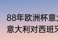 88年欧洲杯意大利成绩（2021世预赛意大利对西班牙赛果）