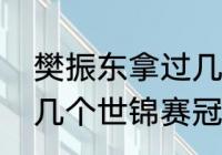 樊振东拿过几次世界杯冠军（樊振东几个世锦赛冠军）