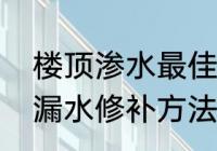 楼顶渗水最佳解决方案（彩钢板屋顶漏水修补方法）