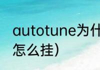 autotune为什么用不了（autotune怎么挂）