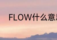 FLOW什么意思（flow饭圈用语）