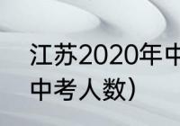 江苏2020年中考总分（江苏2020年中考人数）