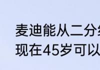 麦迪能从二分线起跳扣篮吗？（麦迪现在45岁可以扣篮吗？）