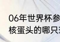 06年世界杯参赛球队？（被称为足球核蛋头的哪只球队？）