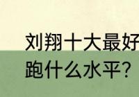 刘翔十大最好成绩？（刘翔100米短跑什么水平？）