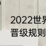 2022世界杯晋级流程（世界杯2022晋级规则表格）