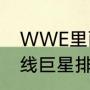 WWE里面有哪些主要人物（wwe一线巨星排名）