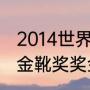 2014世界杯金靴奖得主是谁（世界杯金靴奖奖金是多少）