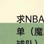 求NBA奥兰多魔术队的所有球员的名单（魔术当家球星霍华德现在在哪个球队）