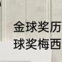 金球奖历史最佳阵容得票率（15年金球奖梅西是以什么身份入选的）