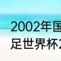 2002年国足世界杯正赛战绩一览（国足世界杯2002成绩）