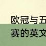 欧冠与五大联赛区别在那（欧洲各联赛的英文缩写）