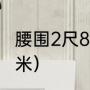 腰围2尺8等于多少厘米（2尺8是多少米）