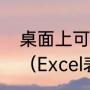 桌面上可以打字但是系统里不能打字（Excel表格无法输入文字）