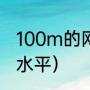 100m的网什么水平（100m的网什么水平）