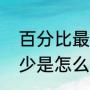 百分比最简单算法（什么是百分之多少是怎么算的）