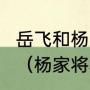 岳飞和杨家将是同一时期吗?能具体点（杨家将和岳飞哪个厉害）