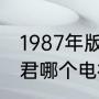 1987年版的王昭君电视连续剧（王昭君哪个电视剧版本评分高）