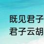 既见君子云胡不喜是什么意思（既见君子云胡不喜神雕侠侣原著）