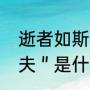 逝者如斯夫是什么意思（＂逝者如斯夫＂是什么意思有什么意义）