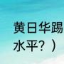 黄日华踢足球水平？（黄日华踢足球水平？）