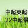 中超英超欧冠德甲是什么意思？（2022中超最新赛程？）