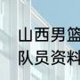 山西男篮队员完整名单？（山西男篮队员资料？）