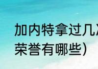 加内特拿过几次总冠军呀（加内特的荣誉有哪些）