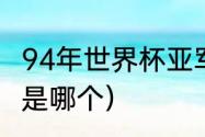 94年世界杯亚军（1994年世界杯冠军是哪个）