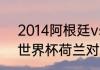 2014阿根廷vs荷兰梅西表现（22年世界杯荷兰对阿根廷战绩）