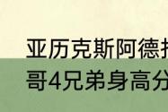 亚历克斯阿德托昆博技术特点（字母哥4兄弟身高分别是多少）