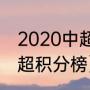 2020中超决赛赛制（2020至2021中超积分榜）