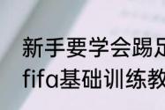 新手要学会踢足球从哪些开始练习（fifa基础训练教材怎么用）