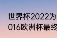 世界杯2022为什么没有冰岛（冰岛2016欧洲杯最终排名）