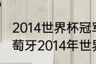 2014世界杯冠军德国队主力阵容（葡萄牙2014年世界杯小组赛的成绩）