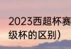 2023西超杯赛制（西班牙国王杯和超级杯的区别）