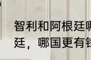 智利和阿根廷哪个发达（智利和阿根廷，哪国更有钱哪国资源更为丰富）