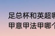 足总杯和英超哪个含金量高（英超德甲意甲法甲哪个厉害）