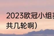 2023欧冠小组赛流程（欧冠小组赛一共几轮啊）