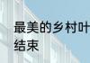 最美的乡村叶冰和卢振兴演到第几集结束