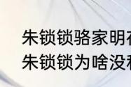 朱锁锁骆家明在一起了吗（流金岁月朱锁锁为啥没和杨柯在一起）